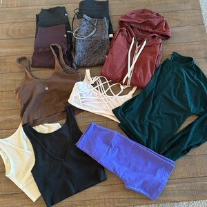 Vuori, Lululemon, and Beyond Yoga bundle